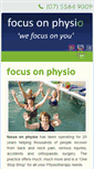 Mobile Screenshot of focusonphysio.com.au